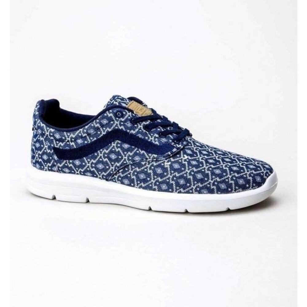 Vans Iso 1.5 Blanket Eclipse/BDB Blue Unisex Skate Shoes Size 3.5 M, 5 W